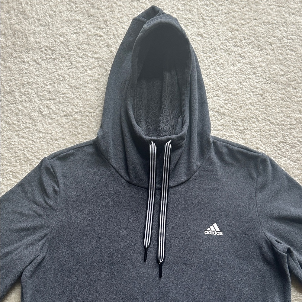 Ladies adidas Charcoal Hoodie